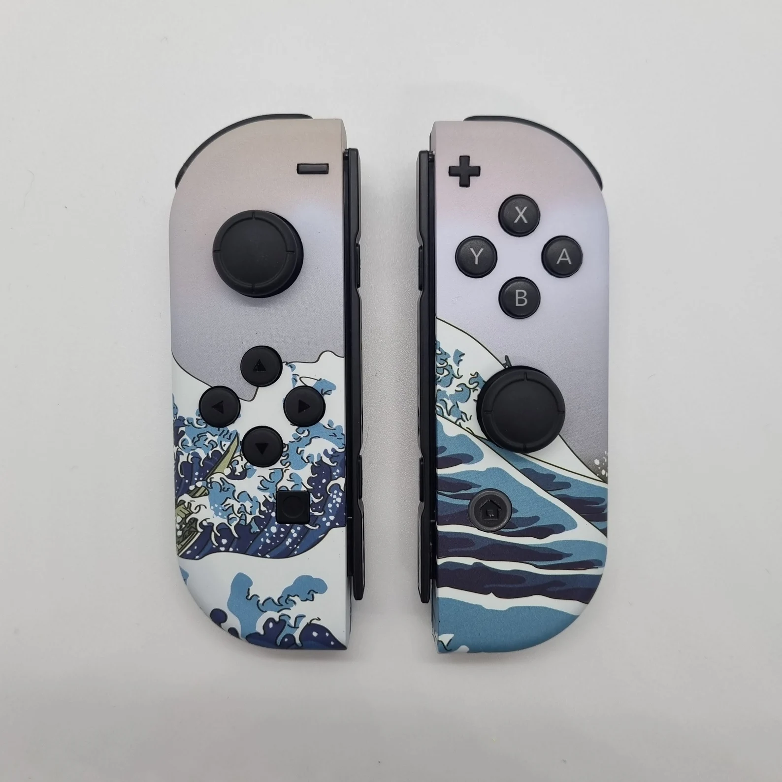 Great Wave Nintendo Switch Joy Cons – Custom Design